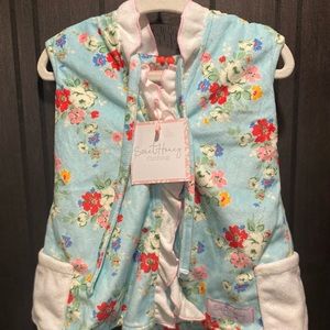 Sweet Honey 6 mon floral swim coverup